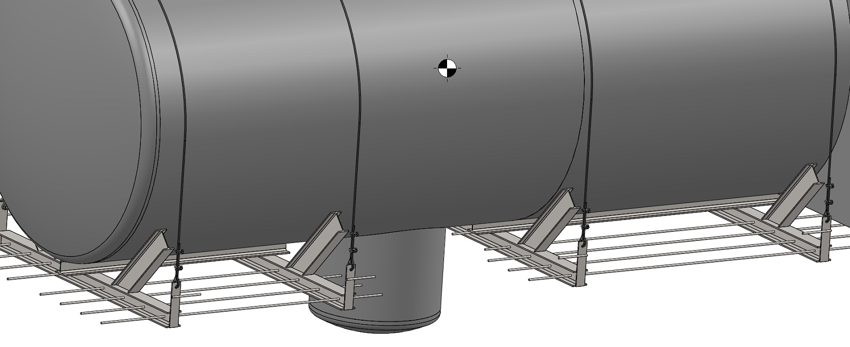 Pot de purge sous cuve